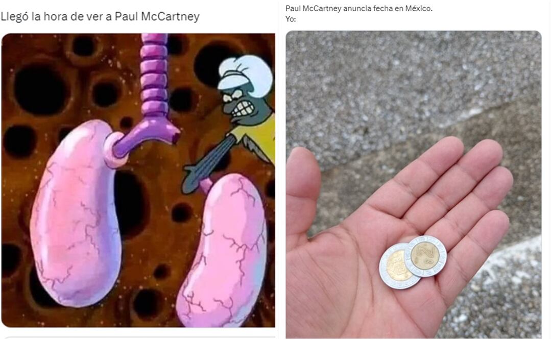 Paul McCartney vuelve a México y genera memes. Foto: Redes Sociales