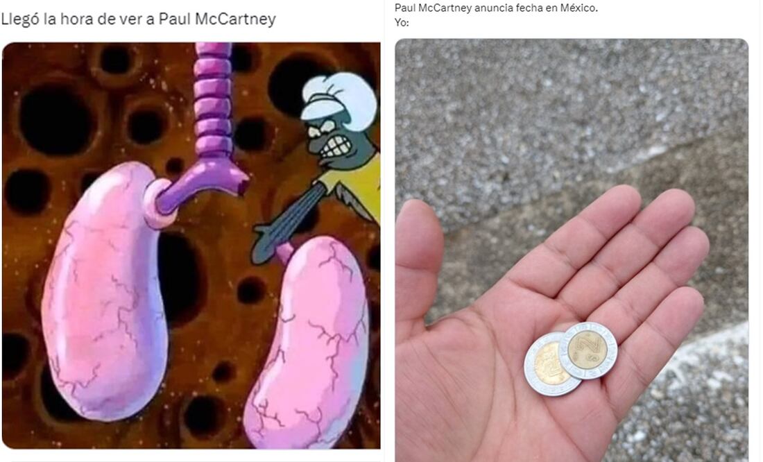 Paul McCartney vuelve a México y genera memes. Foto: Redes Sociales