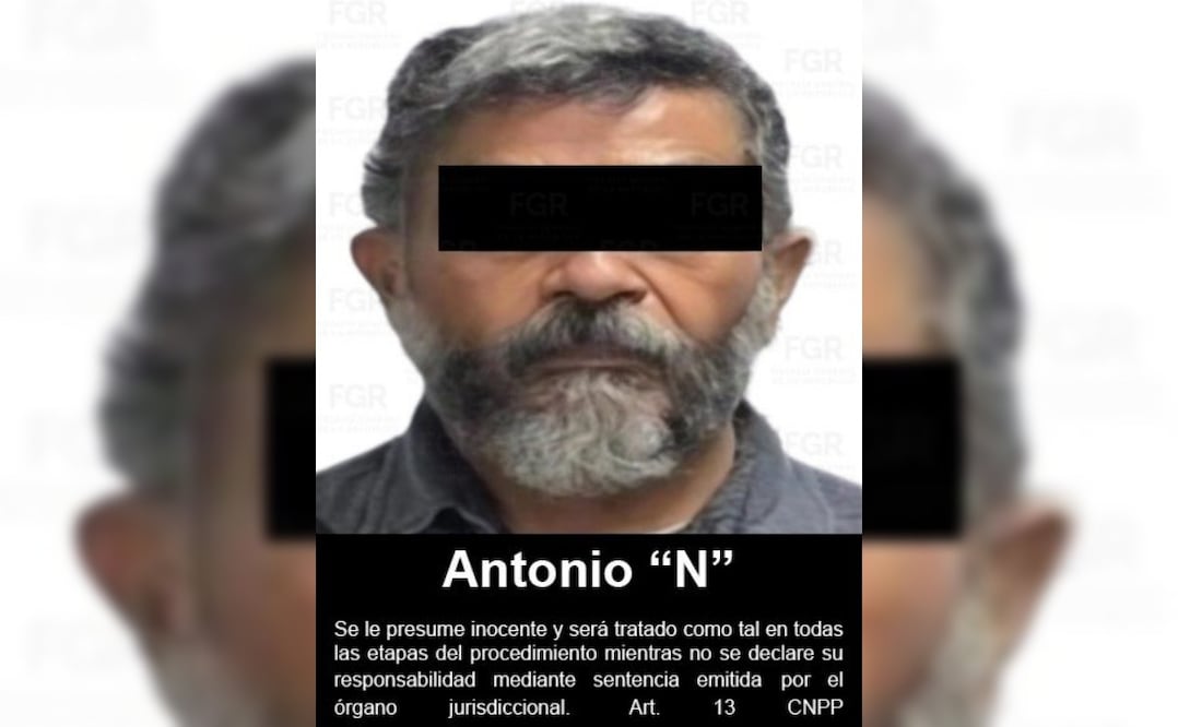 Antonio "N". Foto: X @FGRMexico