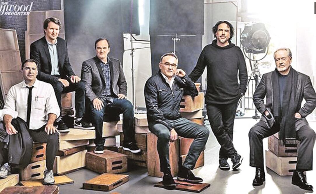 En la charla estuvieron David O. Russell, Tom Hooper, Tarantino, Danny Boyle, Iñárritu y Scott (ARCHIVO EL NUNIVERSAL)
