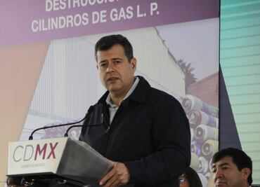 Destina CDMX 25 mdp a sustitución de tanques y cilindros de gas LP