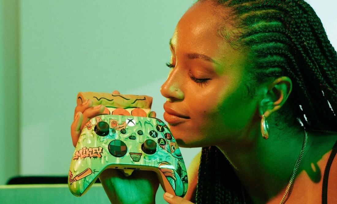 Mando con aroma a pizza. Fuente: Xbox