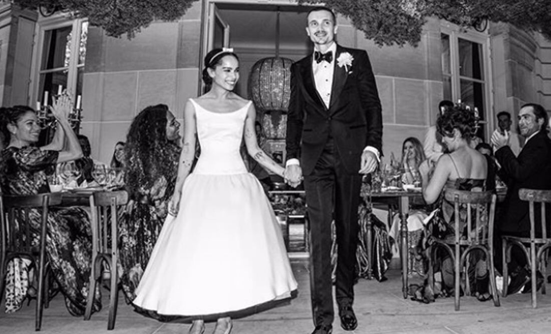 Zoë Kravitz y Karl Glusman. Foto: Instagram