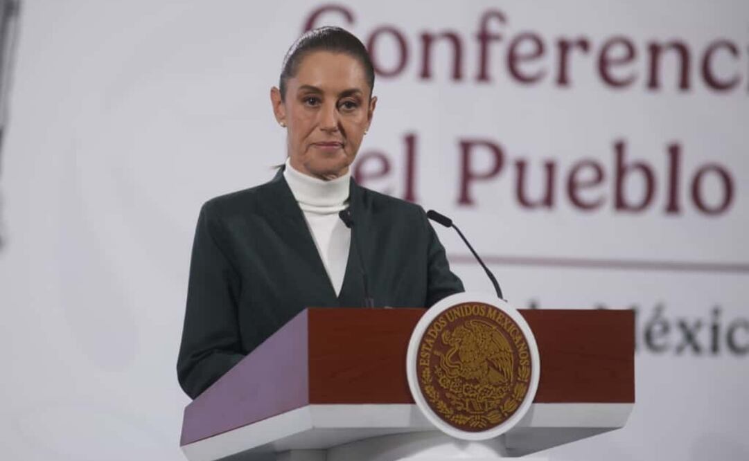 Conferencia matutina de la presidenta Claudia Sheinbaum Pardo en Palacio Nacional el 17 de octubre de 2025. Foto: Carlos Mejía / EL UNIVERSAL