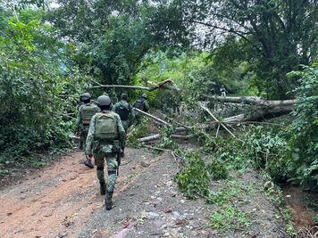 Arriban 792 elementos de Guardia Nacional, Ejército y FGR a la frontera sur tras bloqueos del crimen organizado