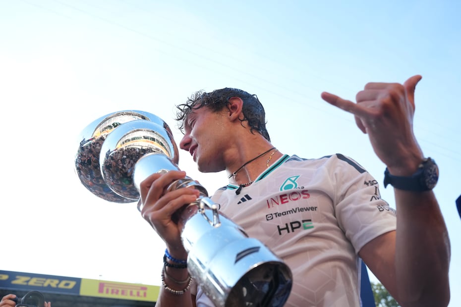 Kimi Antonelli, campeón del Gran Premio de Italia - Foto: AP