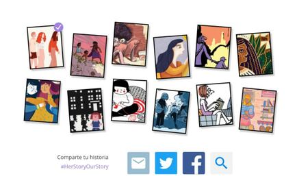 Google reconoce a la mujer con doodle interactivo