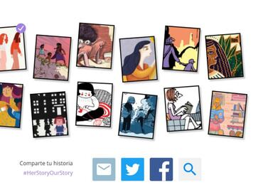 Google reconoce a la mujer con doodle interactivo