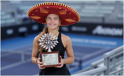 Iva Jovic se sincera al conquistar su primer trofeo en la WTA: “Guadalajara tiene un lugar especial en mi corazón”