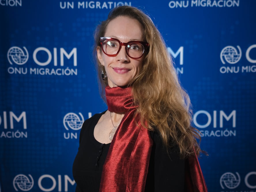 Dana Graber Ladek,, representante de la OIM/ONU Migración en México
