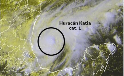 “Katia” se convierte en huracán frente a costas mexicanas