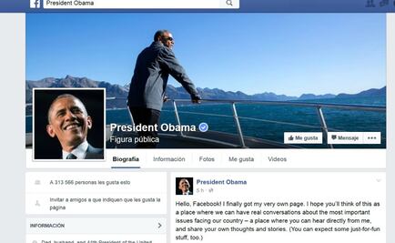 Obama abre una página personal en Facebook