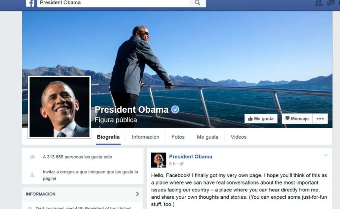 La página forma parte de una renovada estrategia digital de la Casa Blanca, que ya abrió en mayo pasado una cuenta personal en Twitter para Obama, con el nombre de @POTUS