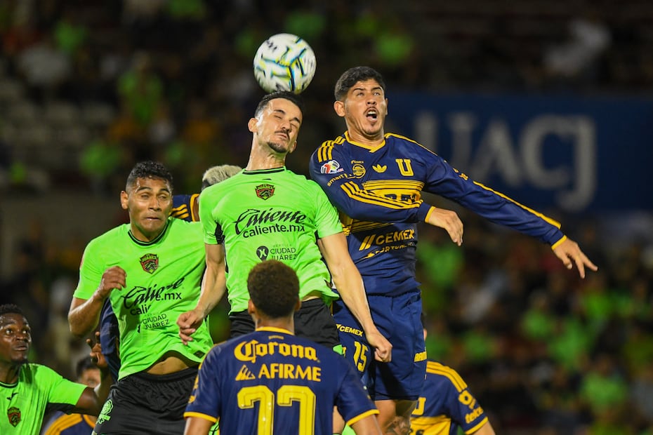 FC Juárez y Tigres en partido, durante la fase regular del torneo Apertura 2026 - Foto: Imago7