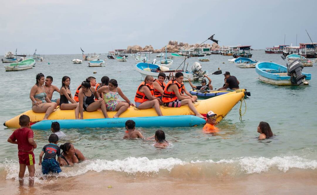 Arden las bananas de Acapulco