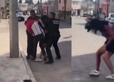 Video: Frente a policías, hombre dispara contra una menor de edad en Tlaxcala