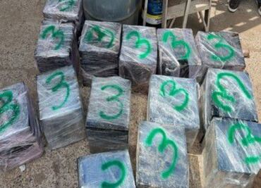 Aseguran más de media tonelada de metanfetamina tras cateo en Sinaloa