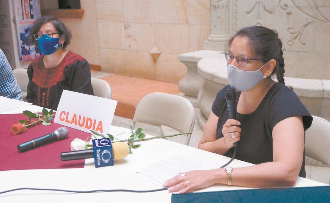 En la conferencia lució un asiento vacío con el nombre de Claudia. Foto: Edwin Hernández. EL UNIVERSAL
