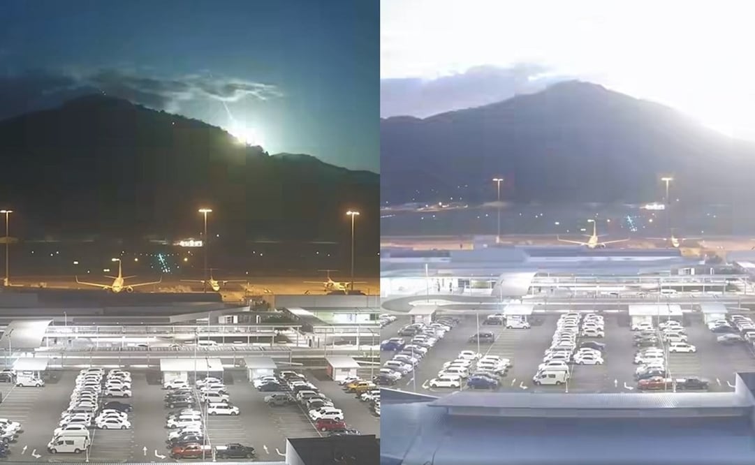 El meteorito en Australia sorprendió a decenas de habitantes. Foto: Captura de pantalla Cairns Airport / Facebook