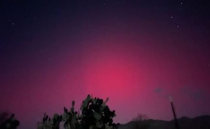 Auroras boreales pintan el cielo de Chihuahua; así se vieron en diversos municipios