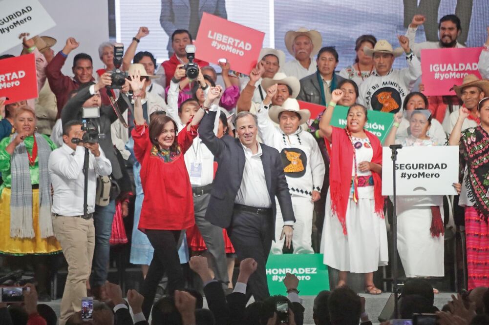 El aspirante priísta a la presidencia reconoció que en México hay expresiones de enojo y decepción debido a la violencia, impunidad y corrupción. Foto: IVÁN STEPHENS. EL UNIVERSAL