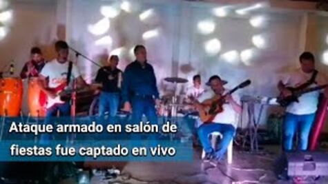 Ataque armado deja siete muertos y dos heridos en salón de fiestas en Veracruz