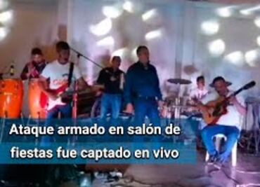 Ataque armado deja siete muertos y dos heridos en salón de fiestas en Veracruz