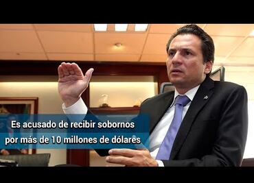 Emilio Lozoya reaparece esposado en España