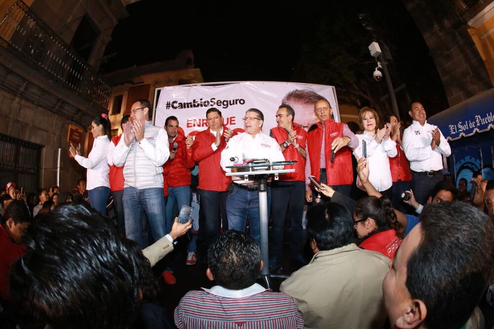 El candidato del PRI a la gubernatura de Puebla, José Enrique Doger Guerrero. Foto: Ricardo Moya