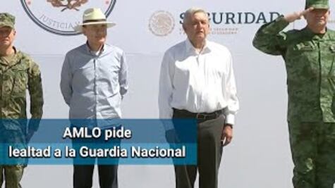 AMLO pide a elementos de la Guardia Nacional ser leales e incorruptibles