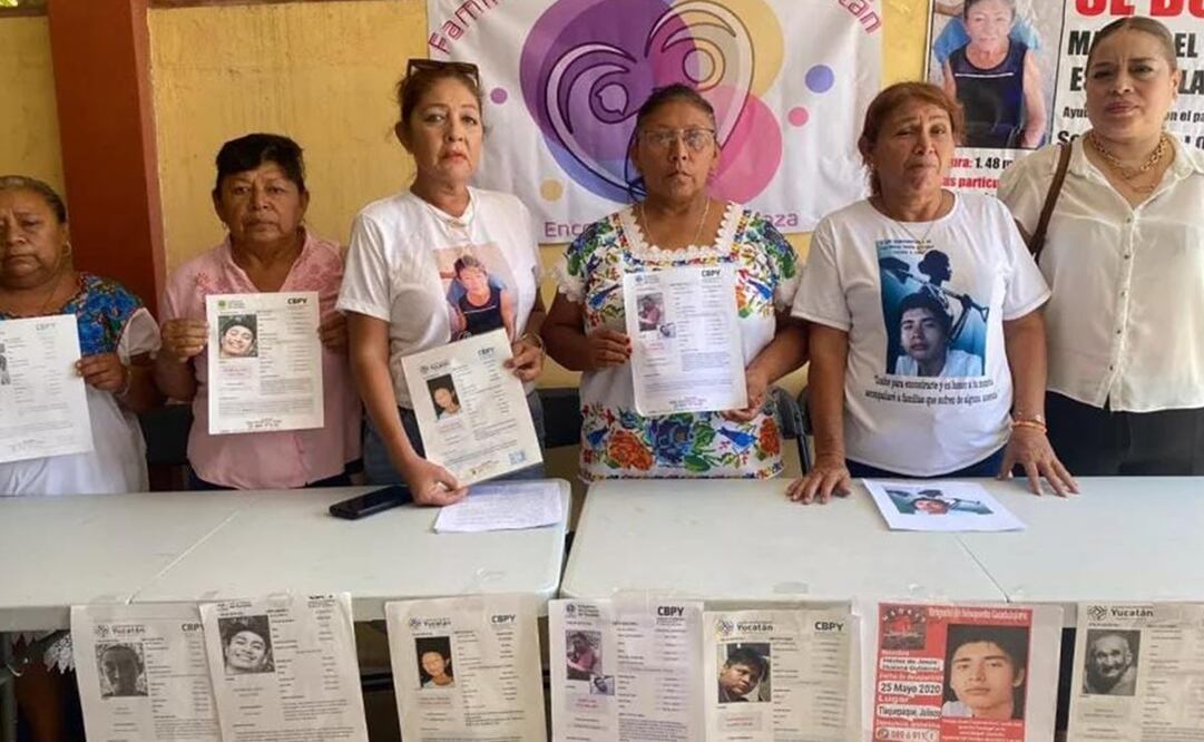 La asociación civil Familias Buscadoras de Yucatán indicó que el estado tiene más de 300 casos activos de personas desaparecidas. Foto: especial