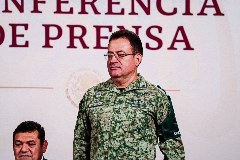 En la mañanera fue presentado el general Óscar David Lozano Águila, nuevo director general de la empresa responsable del Tren Maya. Foto: Gabriel Pano | El Universal