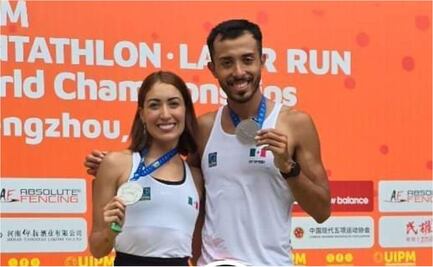 Los mexicanos Mariana Arceo y Lorenzo Macías gana medalla de plata en Campeonato Mundial de Tiro Carrera