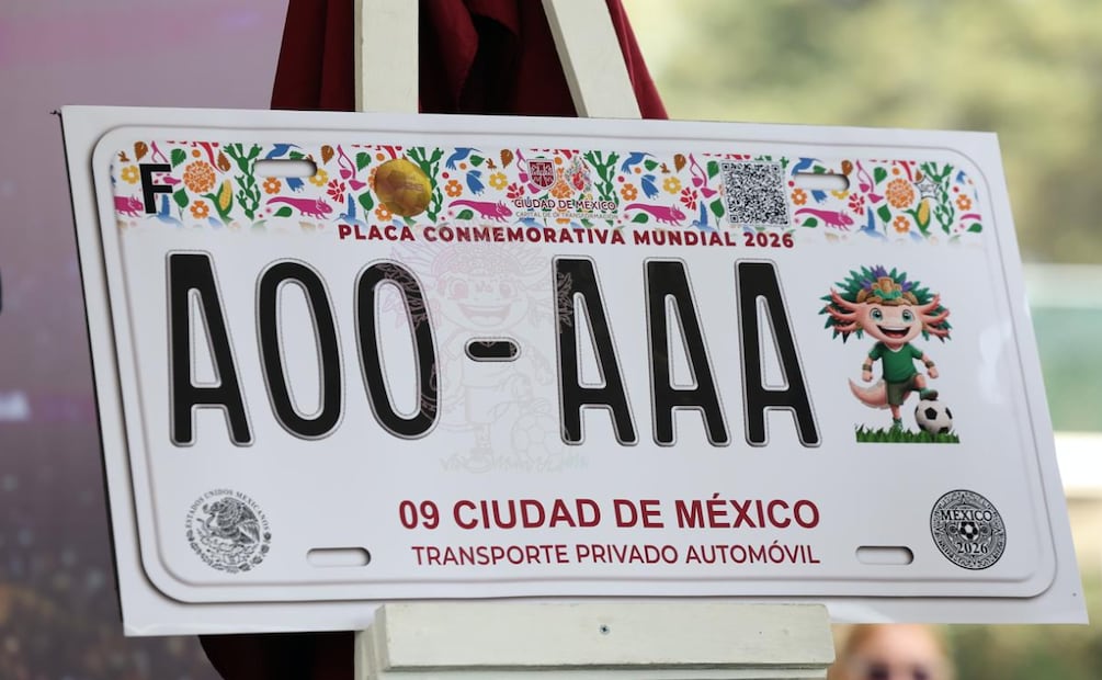 Las placas conmemorativas del Mundial 2026 son un distintivo de orgullo nacional. Foto: Gobierno de la Ciudad de México