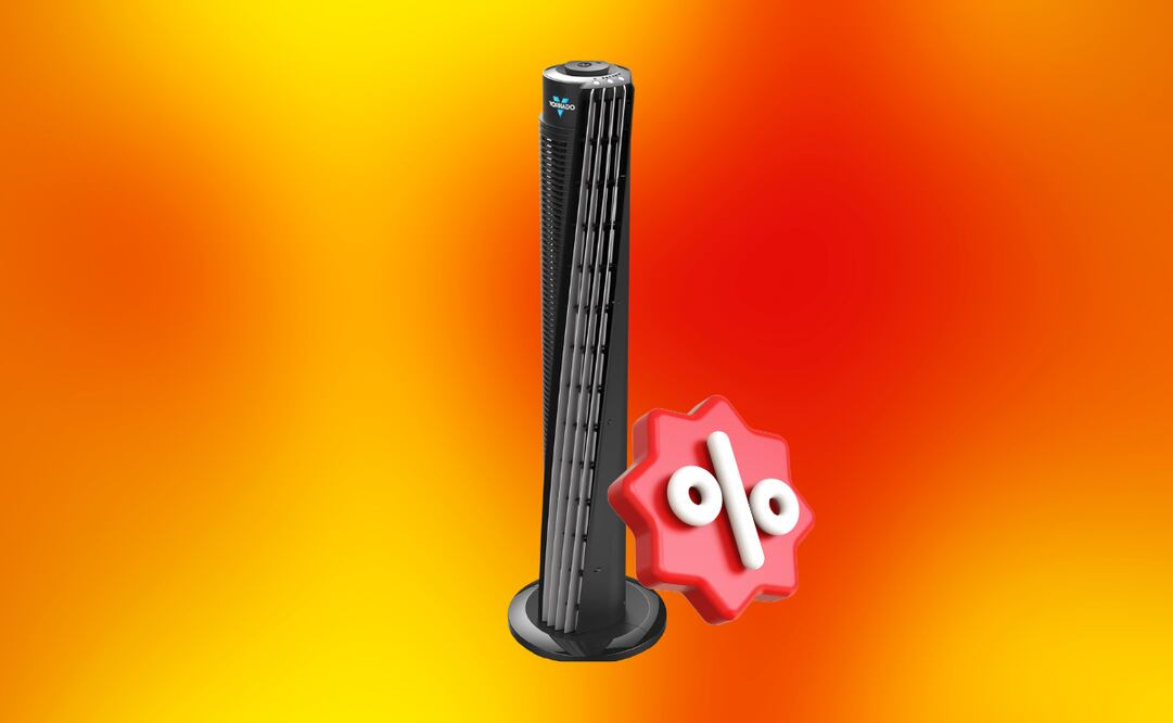 Vornado 173, un ventilador de torre en descuento, con 3 velocidades en $999 en Amazon México FOTO: AMAZON