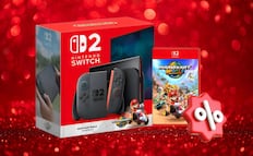 ¡Ideal para jugar juntos esta Navidad! Nintendo Switch 2 con Mario Kart y 2 Joy-Con en oferta