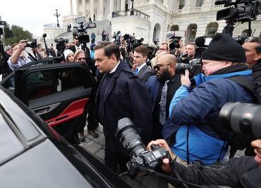 "¡Al diablo este lugar!", la reacción de George Santos a su expulsión del Congreso estadounidense