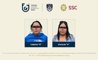 Vinculan a proceso a dos mujeres por narcomenudeo; una sería integrante de La Unión Tepito