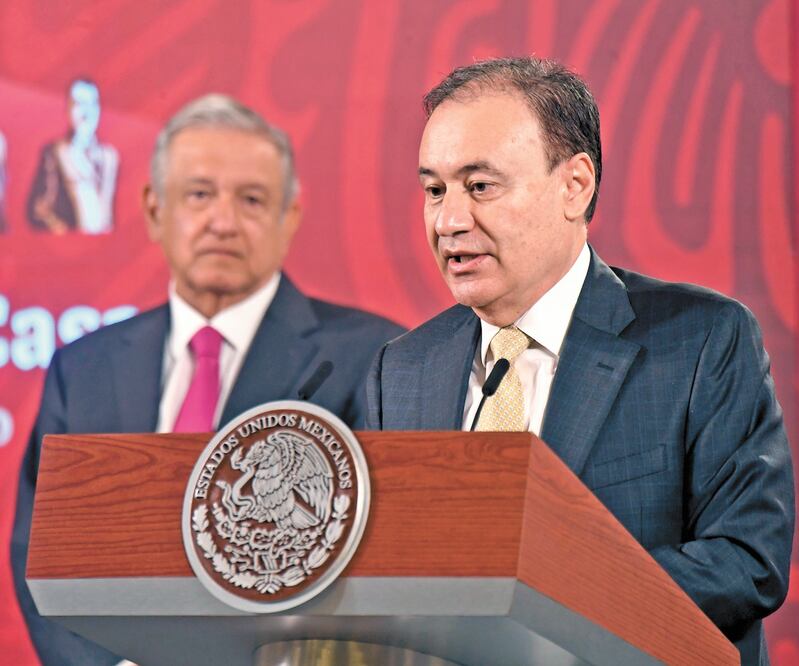 Alfonso Durazo asegura que han realizado capturas relacionadas con cárteles, pero no se les publicita para no empoderar a criminales. ARMANDO MARTÍNEZ. EL UNIVERSAL