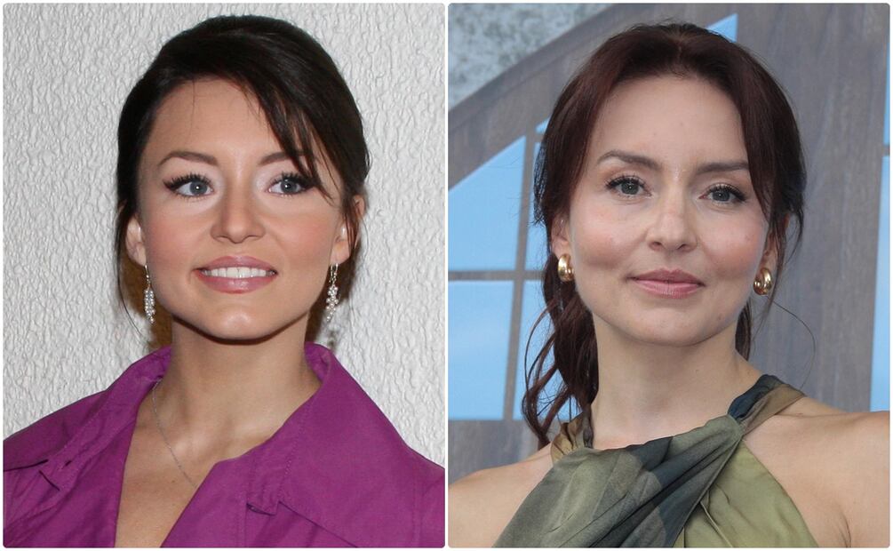 Angelique Boyer en 2010 y en 2025 respectivamente. Foto: Agustín Salinas/EL UNIVERSAL/CLASOS.