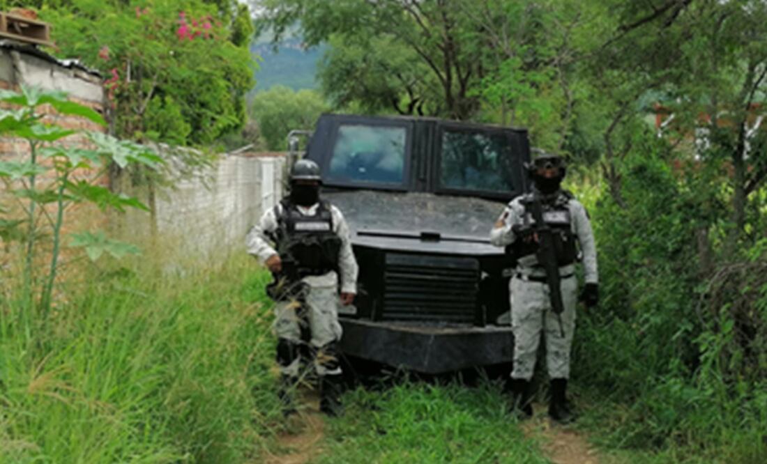 El vehículo de los llamados "monstruos" fue hallado en una zona cercana a la frontera con Guatemala. Foto: Archivo / Guardia Nacional