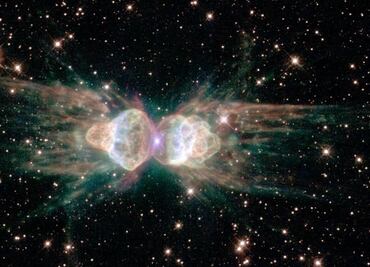 Detectan inusual emisión láser de nebulosa