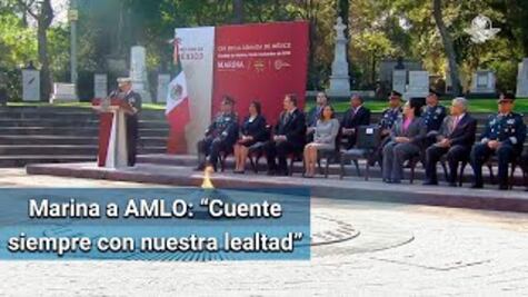 “Cuente siempre, bajo cualquier circunstancia, con nuestra lealtad": Marina a AMLO