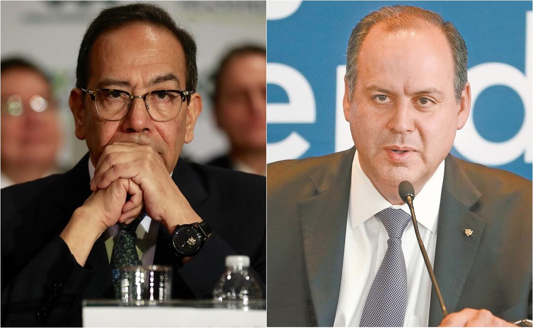 DE izquierda a derecha: Carlos Salazar, presidente del CCE, y Gustavo de Hoyos, presidente de la Coparmex. Fotos: Archivo/EL UNIVERSAL