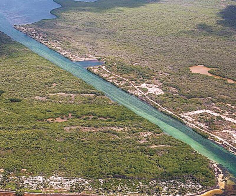 La apertura del Canal de Zaragoza es una acción estratégica para recuperar una vía navegable hacia la bahía de Chetumal, consideran autoridades. Foto/ESPECIAL