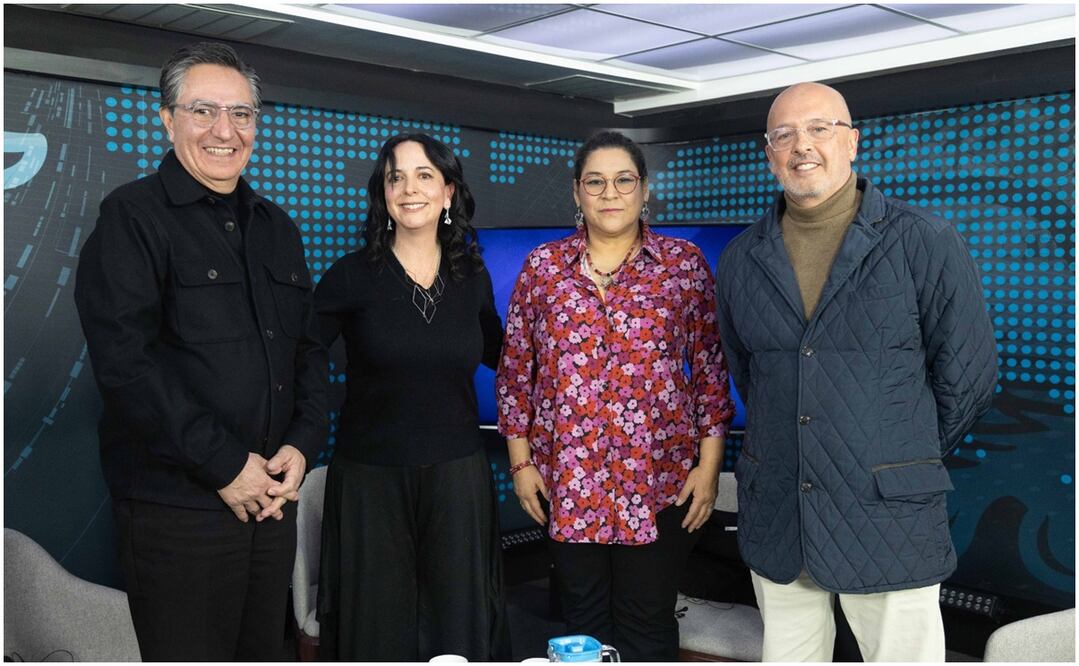 David Aponte, Maite Azuela, Lenia Batres y Juan Pablo Becerra-Acosta. Foto: Germán Espinosa/ EL UNIVERSAL
