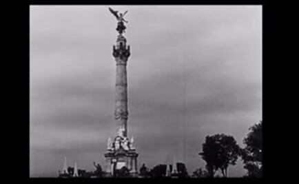 Hubo video de la inauguración del Ángel de la Independencia...