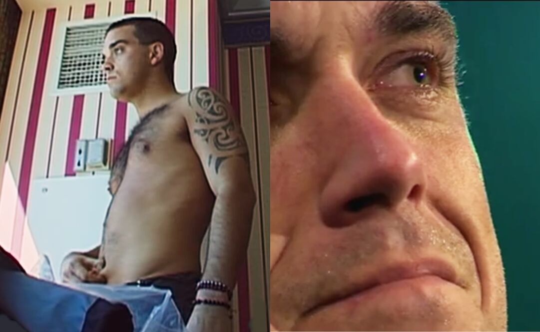 Robbie Williams se convirtió en una estrella desde que tenía 16 años y ahora habla de la factura que la fama llevó a su vida.
Fotos: Netflix, vía Instagram de Robbie Williams