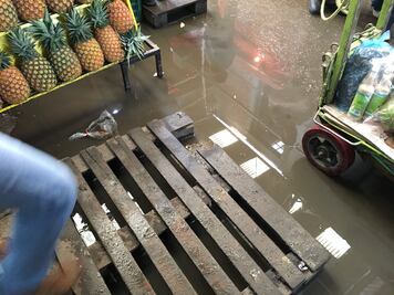 Lluvias provocan pérdidas a comerciantes de Hidalgo