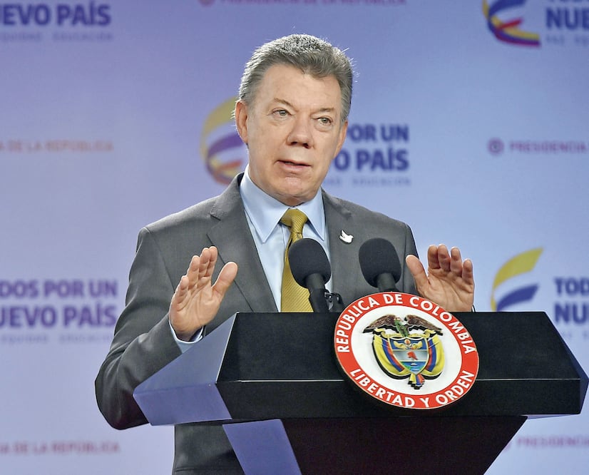 El presidente de Colombia, Juan Manuel Santos (Foto: EFE)